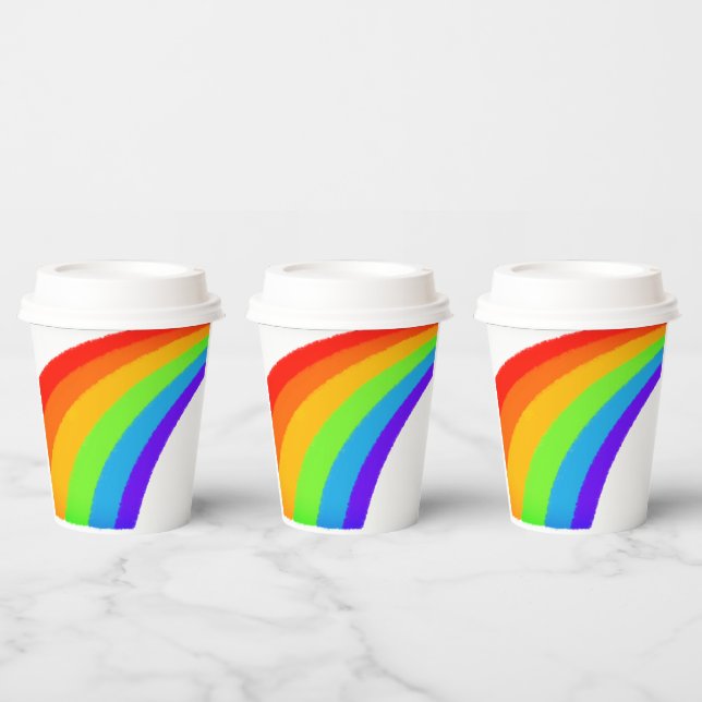 Big Rainbow Paper Cups (Multi)