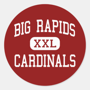Big Rapids - Cardinals - High - Big Rapids Classic Round Sticker