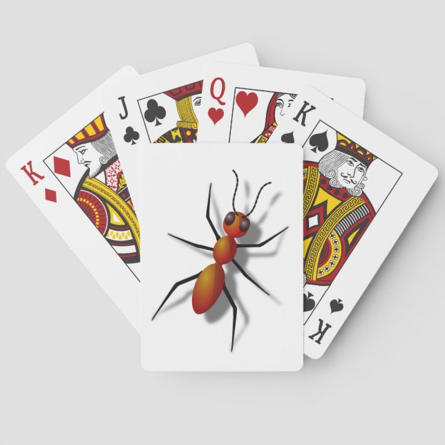 Big Red Ant Playing Cards (Back)