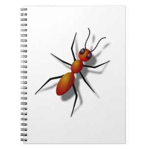 Big Red Ant Spiral Notebook