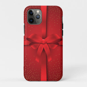 Big Red Bow Christmas Holidays Gift Case-Mate iPhone Case