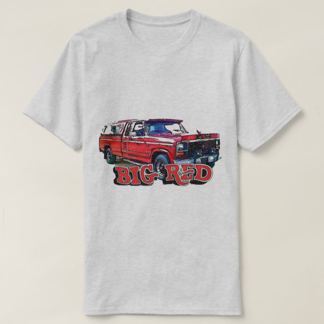 Big Red-But Not the Gum!! T-Shirt (Design Front)