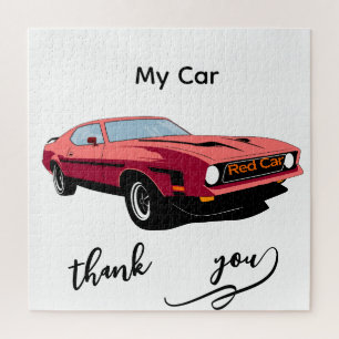 Big Red Car – My Car Design Puzzle