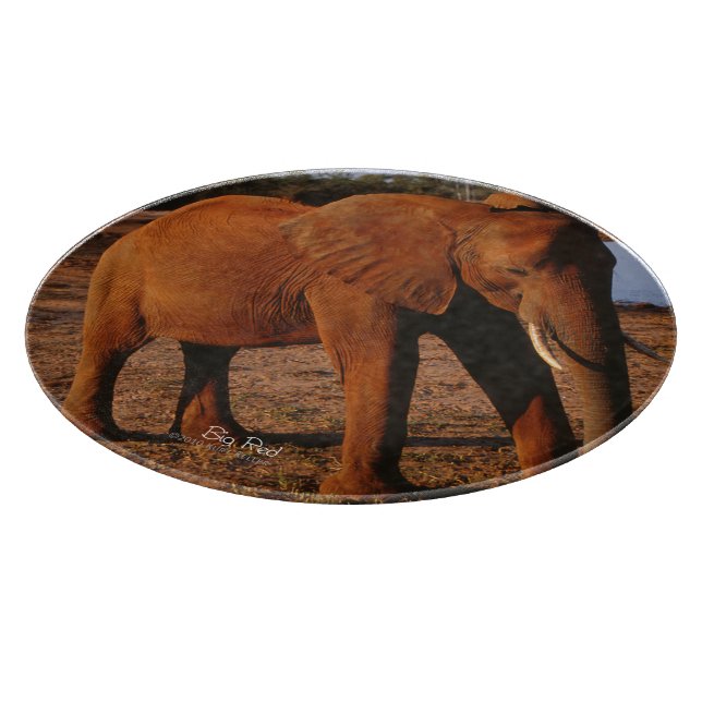 Big Red Cutting Board (Corner)