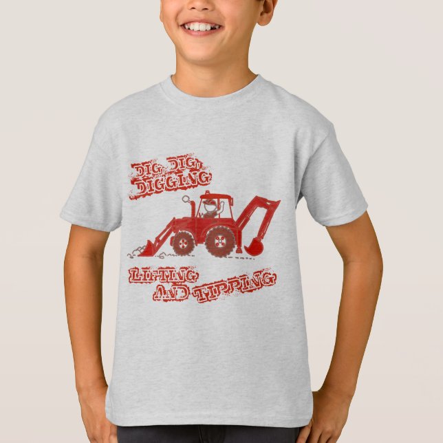 Big Red Digger t-shirt (Front)