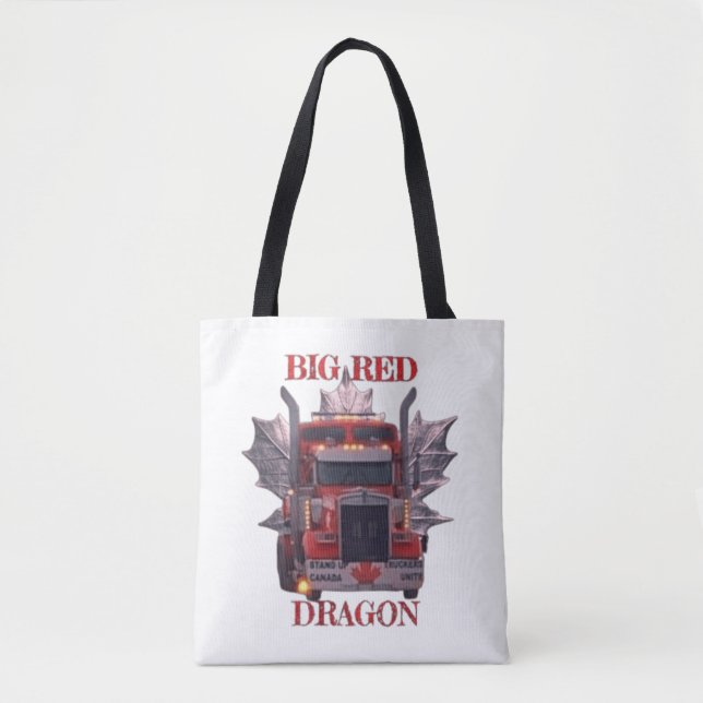 BIG RED DRAGON TOTE BAG (Front)
