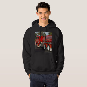 Big_Red_Fire_Engine,_Mens_Black_Hooded_Sweatshirt Hoodie