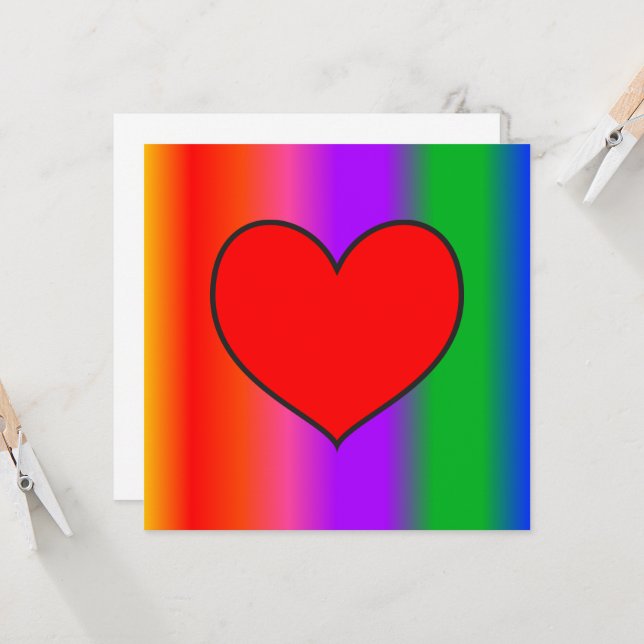 Big Red Heart  (Front/Back In Situ)