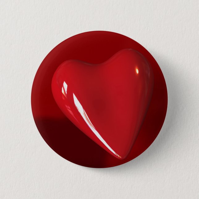 Big Red Heart Button (Front)