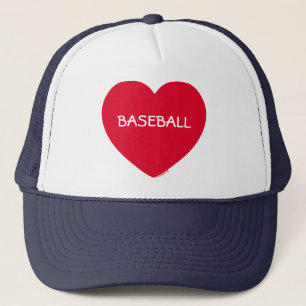 Big Red Heart Customisable Hat (Long Text)