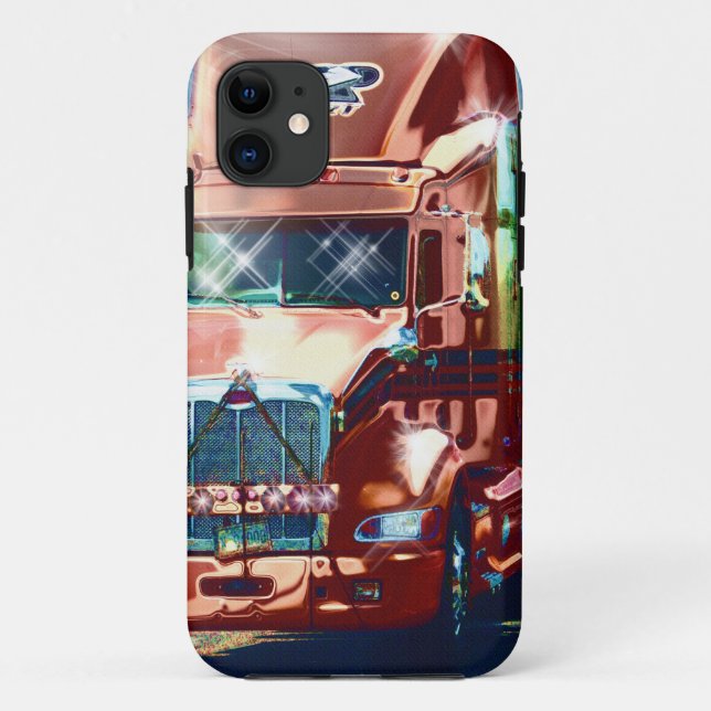 Big Red Heavy Truck for Truckers & Truck-Lovers Case-Mate iPhone Case (Back)