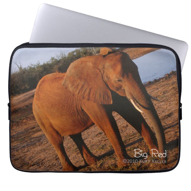 Big Red Laptop Sleeve (Front)