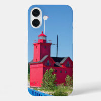 Big Red Lighthouse in Michigan