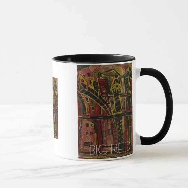 big red mug (Right)