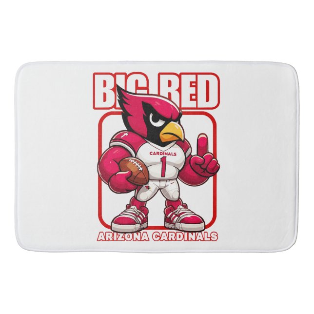 Big Red no 1 Bath Mat (Front)