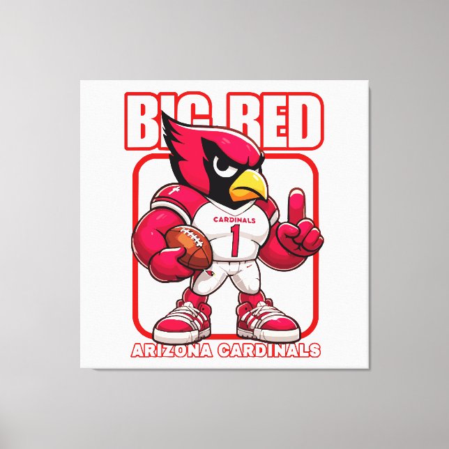 Big Red no 1 Canvas Print (Front)