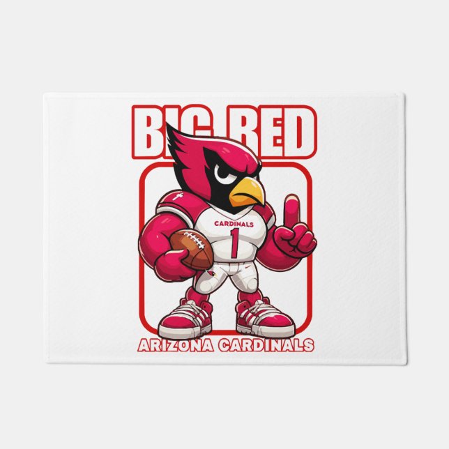Big Red no 1 Doormat (Front)
