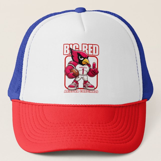 Big Red no 1 Trucker Hat (Front)
