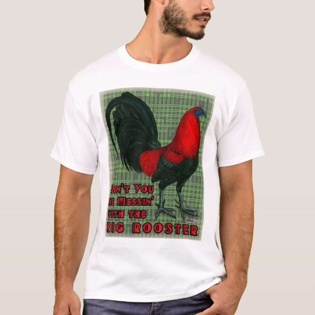 Big Red Rooster T-Shirt (Front)