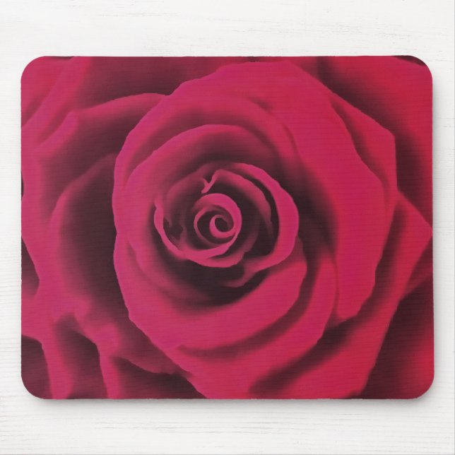 Big Red Rose Mouse Pad (Front)