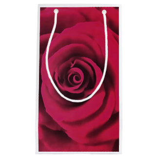 Big Red Rose Small Gift Bag