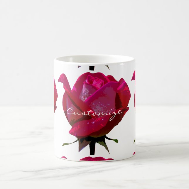 big red roses Thunder_Cove Coffee Mug (Center)