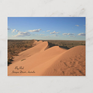 Big Red Sand Dune, Australia - Postcard