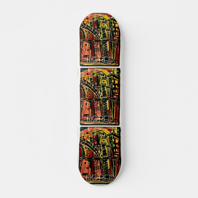 BIG RED SKATEBOARD (Front)