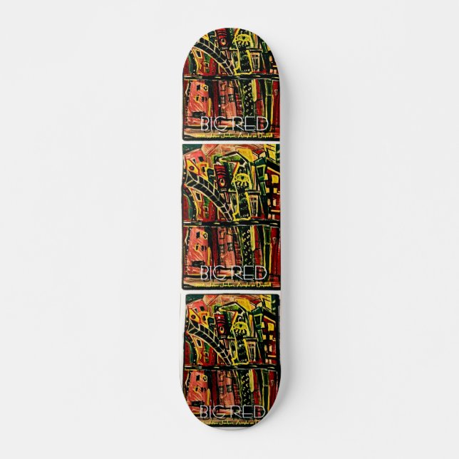 BIG RED SKATEBOARD (Front)