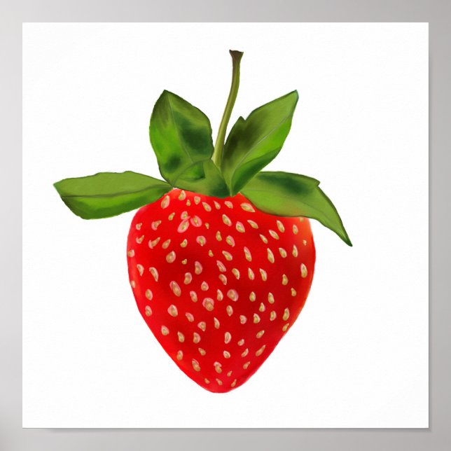 Big Red Strawberry Poster (Front)