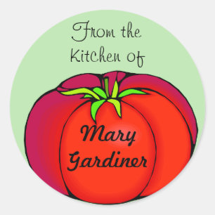 Big Red Tomato Canning Labels