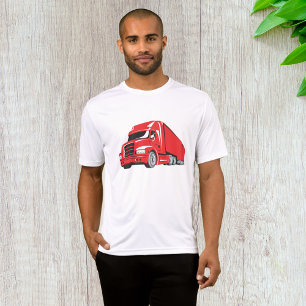 Big Red Truck Mens Active T-Shirt