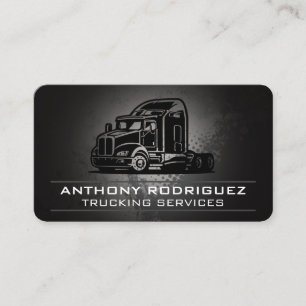 Big Rig 18 Wheeler   Transport Business Card