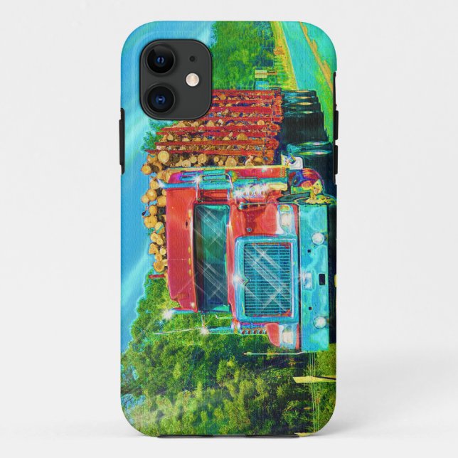 Big Rig, Heavy Transport Vehicle, Truck Case-Mate iPhone Case (Back)