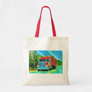 Big Rig, Heavy Transport Vehicle, Truck Tote Bag