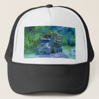 Big Rig Logging Truck Driving Trucker Hat Series
