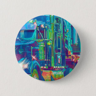 BIG RIG LORRIES & TRUCKS for Truck-lovers 6 Cm Round Badge