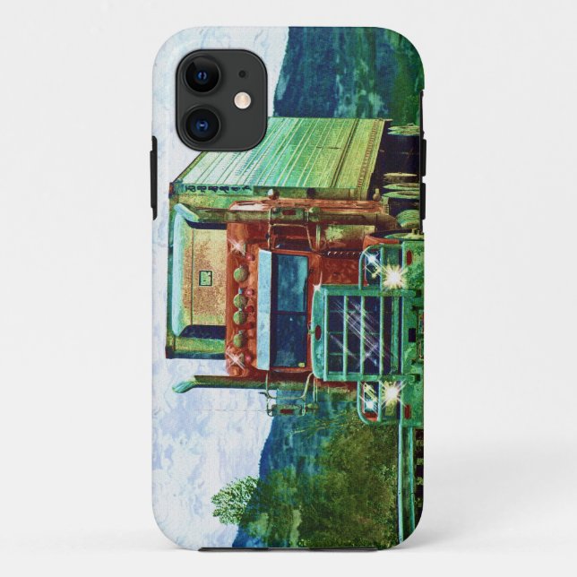 Big Rig Red Cargo Truck Case (Back)