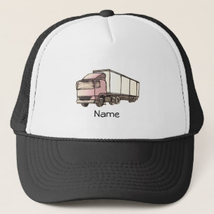 Big Rig Truck custom name Trucker Hat