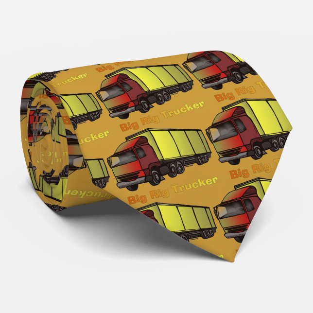 Big Rig Truck Tie (Rolled)