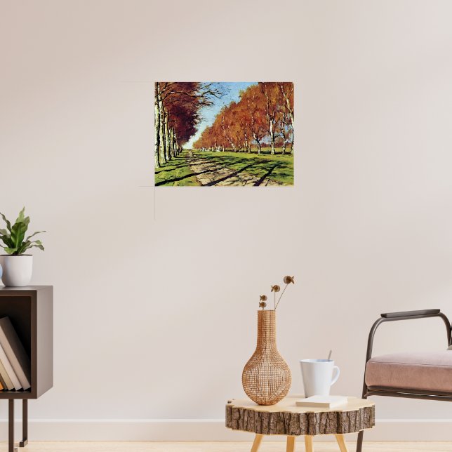 Big Road, Sunny Autumn Day Poster (Living Room 3)