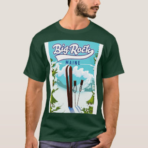 Big Rock Maine ski poster T-Shirt