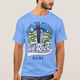 Big Rock Maine ski travel T-Shirt