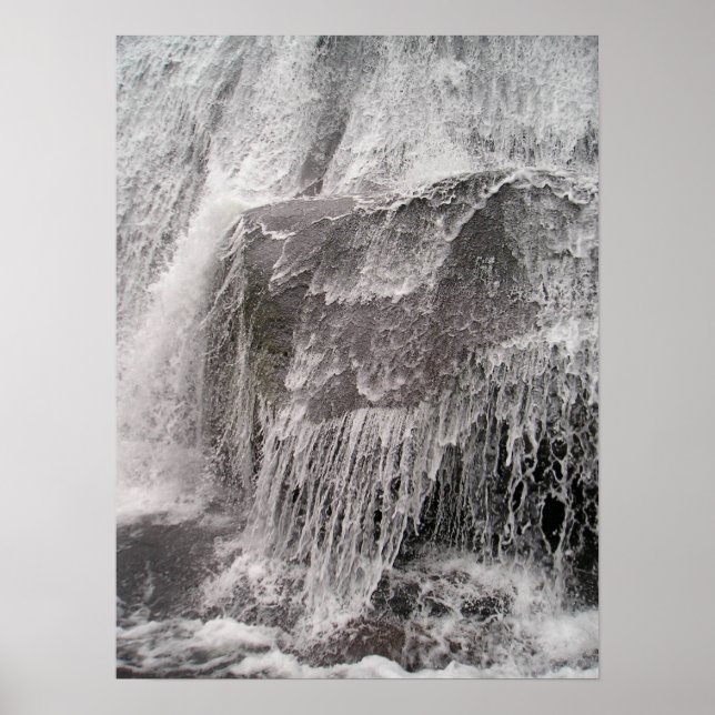 Big Rock Water Fall Poster (Front)