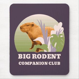 Big Rodent Companion Club Capybara Mouse Pad