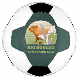 Big Rodent Companion Club Capybara Soccer Ball