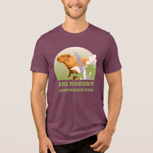 Big Rodent Companion Club Capybara Tri-Blend Shirt