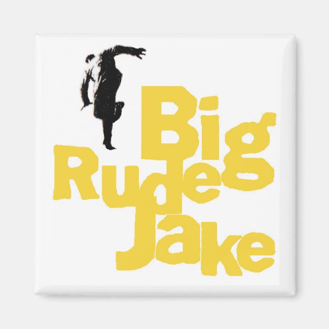 Big Rude Jake Logo Magnet (Front)