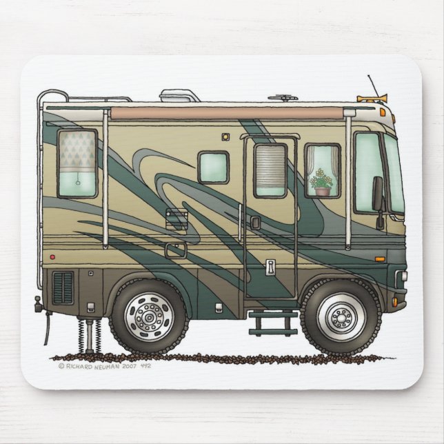 Big RV Camper Mouse Pad (Front)