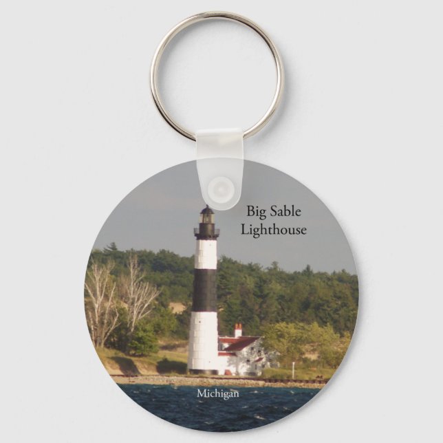 Big Sable Lighthouse key chain (Front)